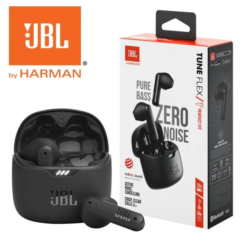 Audifonos JBL Tune Flex con Cancelación de Ruido - Negro