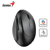 Mouse Genius Ergo 8350s Ai Copilot Dual Vertical-Negro
