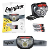 Linterna Frontal ENERGIZER 400 Lumenes 5 modos IPX4 85 mts