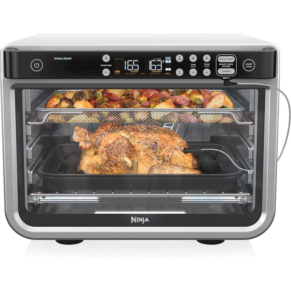 Ninja Horno de aire Foodi DT251 XL 10 en 1, 4.85 lb / 2.2 kg | Plateado