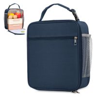 Lonchera Térmica Impermeable con Asa Azul B79