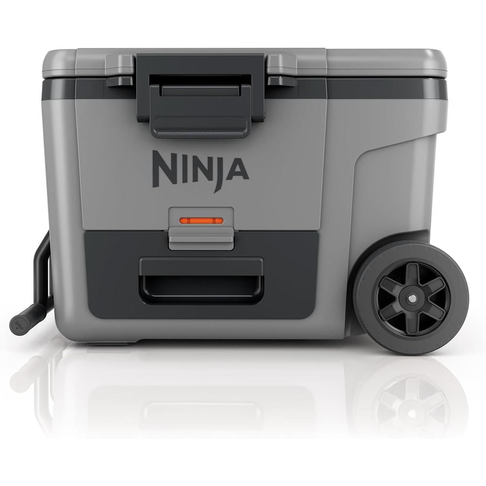 Ninja nevera portátil Frostvault FB245GY, con ruedas y cajón seco, 45 qt / 42,6 L | Gris