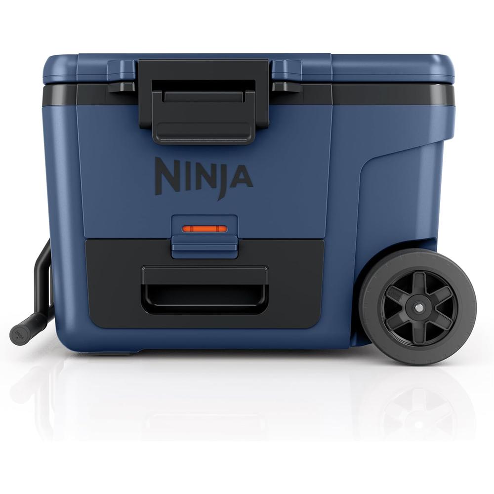 Ninja nevera portátil Frostvault FB245BL, con ruedas y cajón seco, 45 qt / 42,6 L | Lakeshore Blue