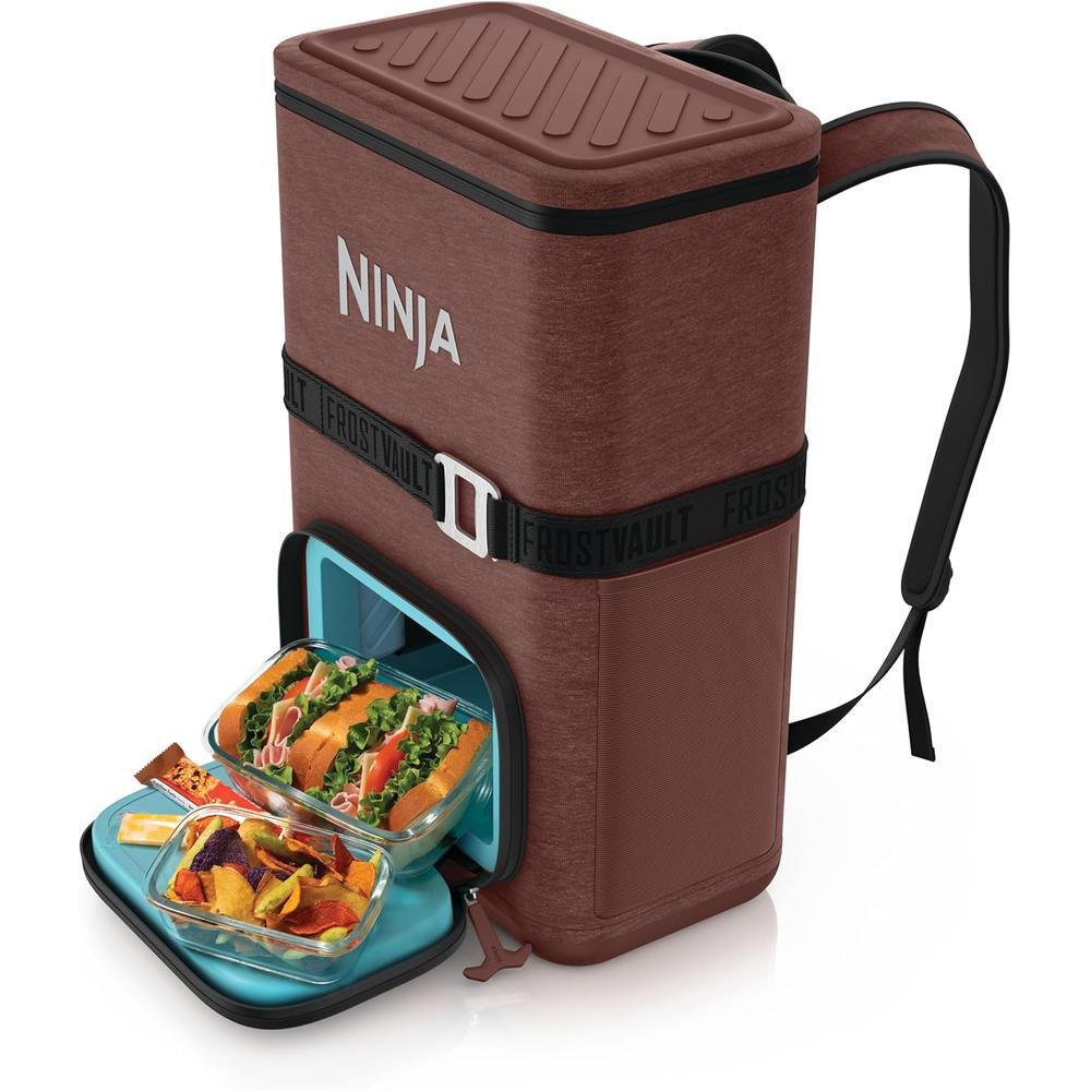 Ninja mochila térmica Frostvault Go Can, 24 qt / 22,7 L | Rojo