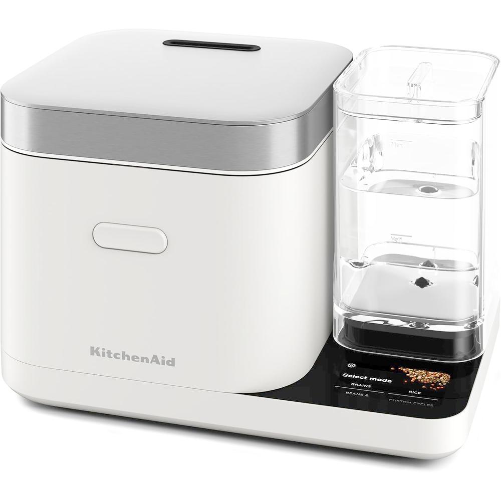 KitchenAid, olla arrocera y de granos 8 qt / 7.6 L + tanque de agua | Blanco