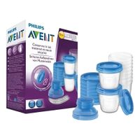 Vasos para Leche Materna Avent SCF618 Antigoteo Set de 10