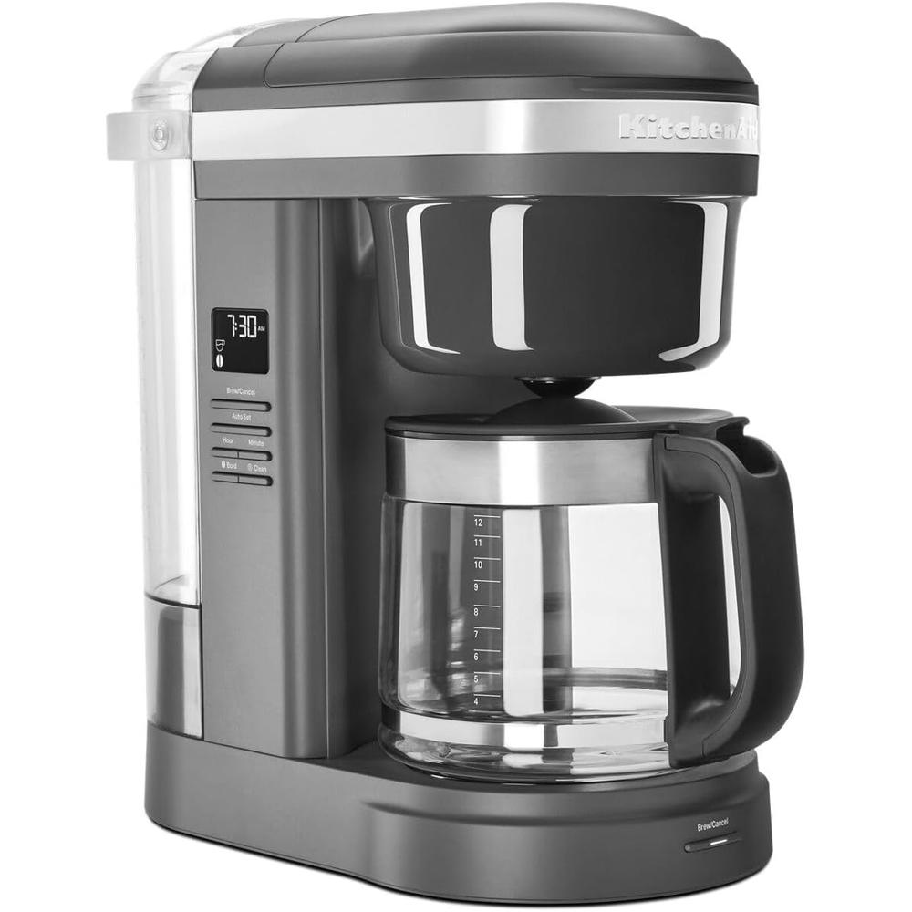 KitchenAid, cafetera de goteo 12 qt / 11.4 L con cabezal de ducha en espiral | Negro