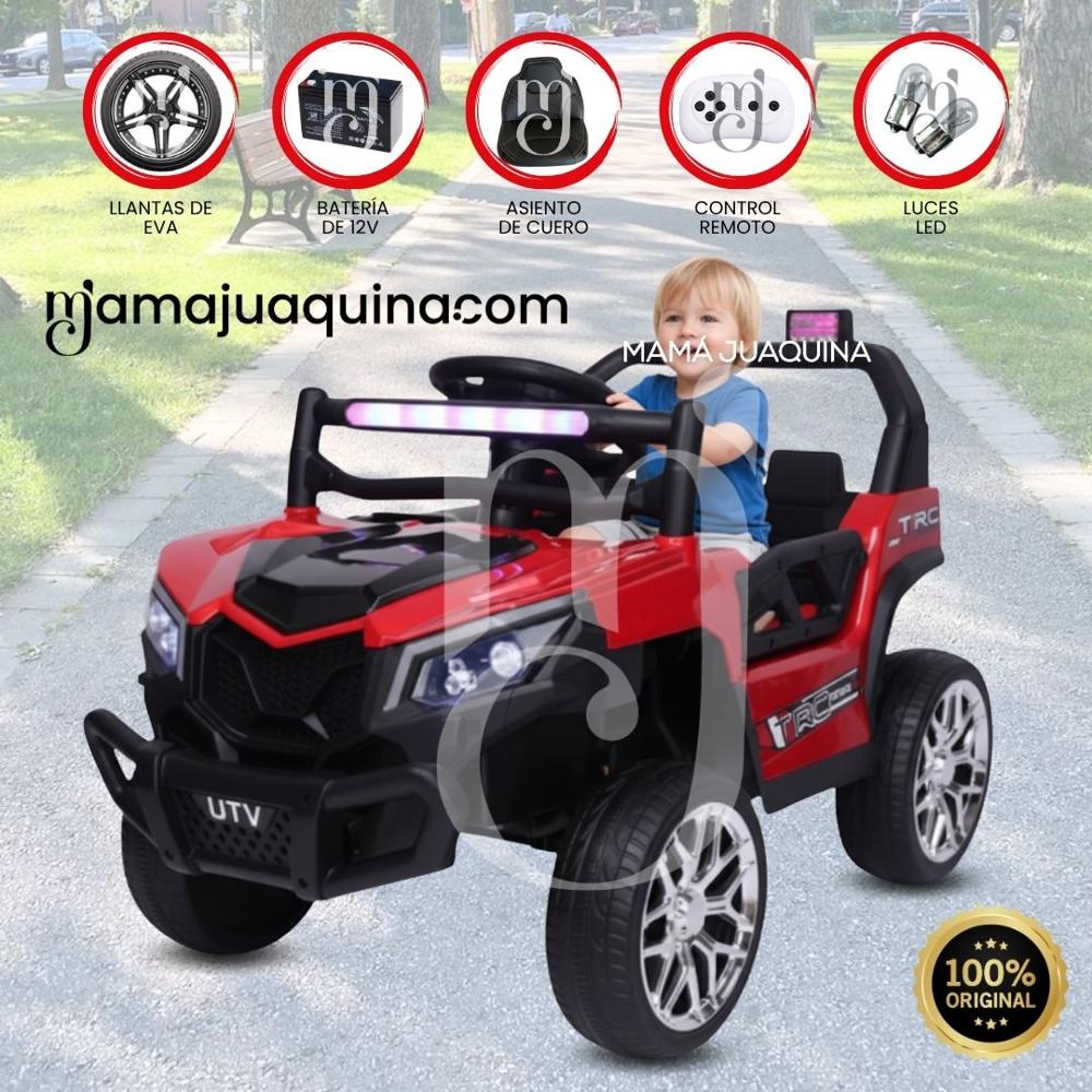 Carro a Batería para Niños POLARIS Luces Led Red