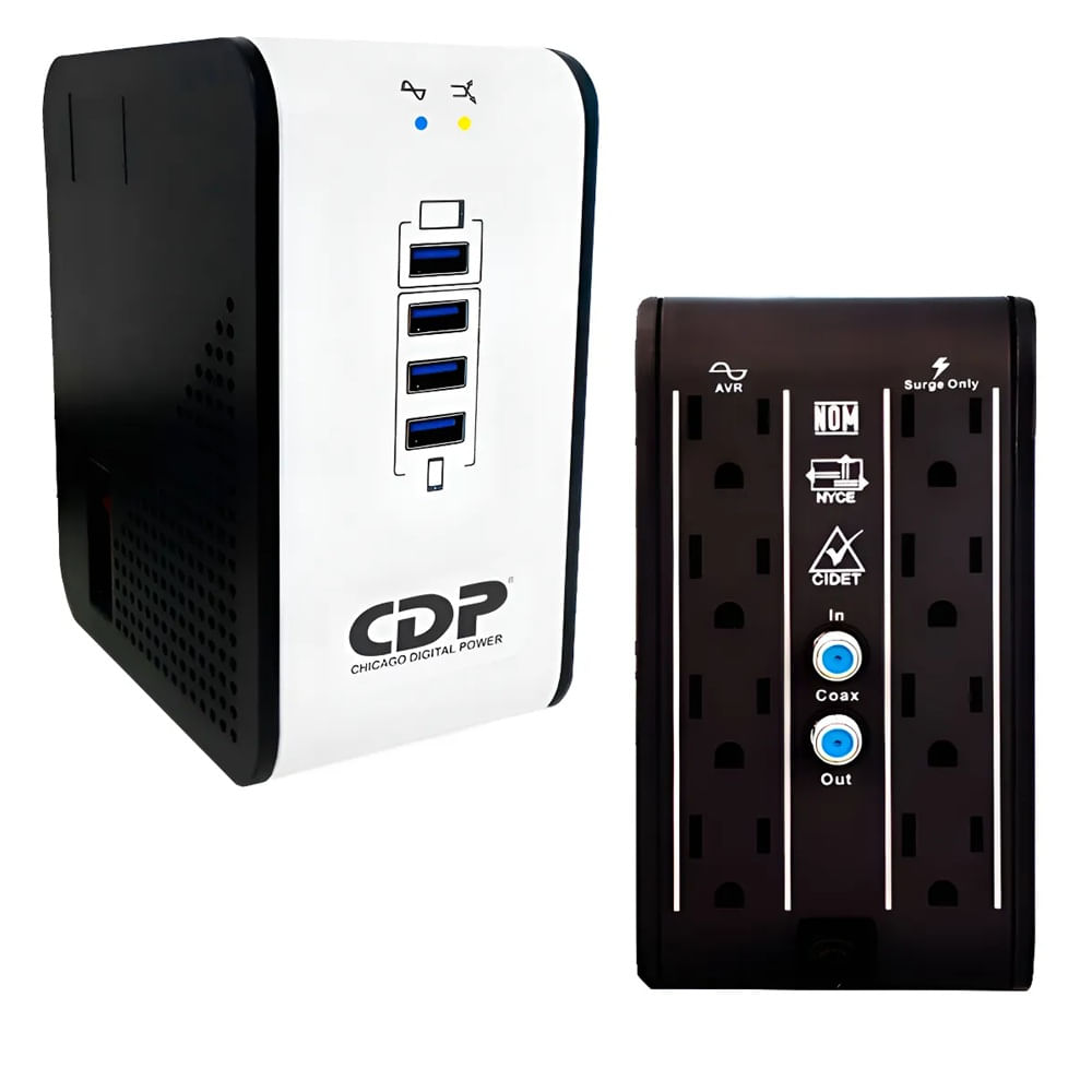 Estabilizador Cdp R2cu-avr1008 1000va 8 Tomas Trivolt