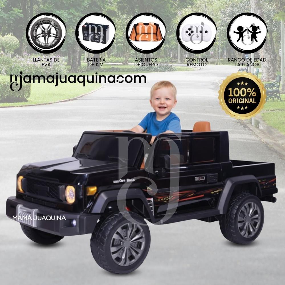 Carro a Batería para Niños TUNDRA Luces Led Black