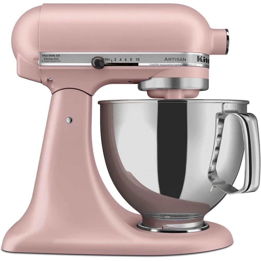 KitchenAid Artisan, batidora de pie 5 qt / 4.7 L con protector | Rosa seco