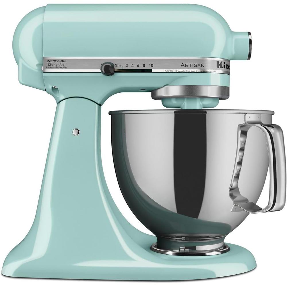 KitchenAid Artisan, batidora de pie 5 qt / 4.7 L con protector | Azul hielo