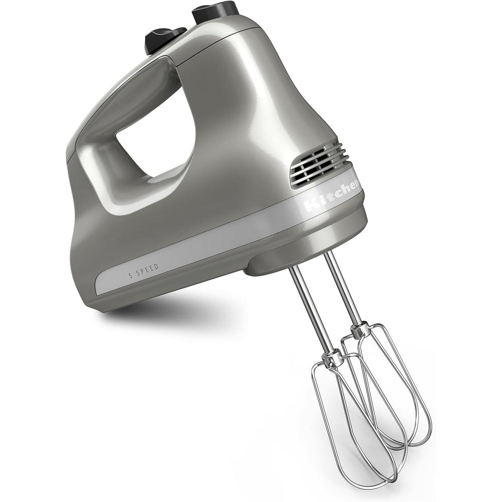 KitchenAid KHM512, batidora de mano ultra potente 5 velocidades | Plateado