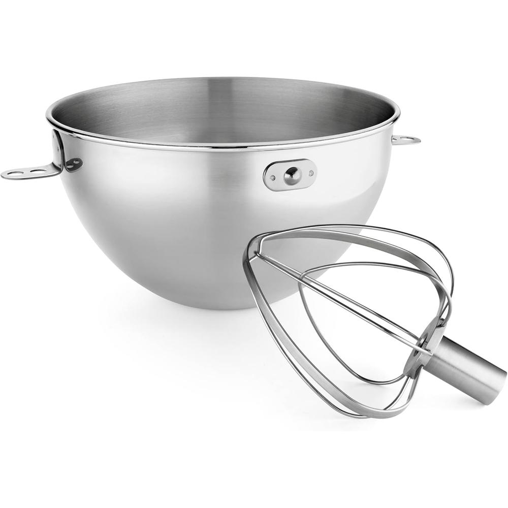 KitchenAid KN3CW, tazón de acero inoxidable 3 qt / 2.8 L con batidor