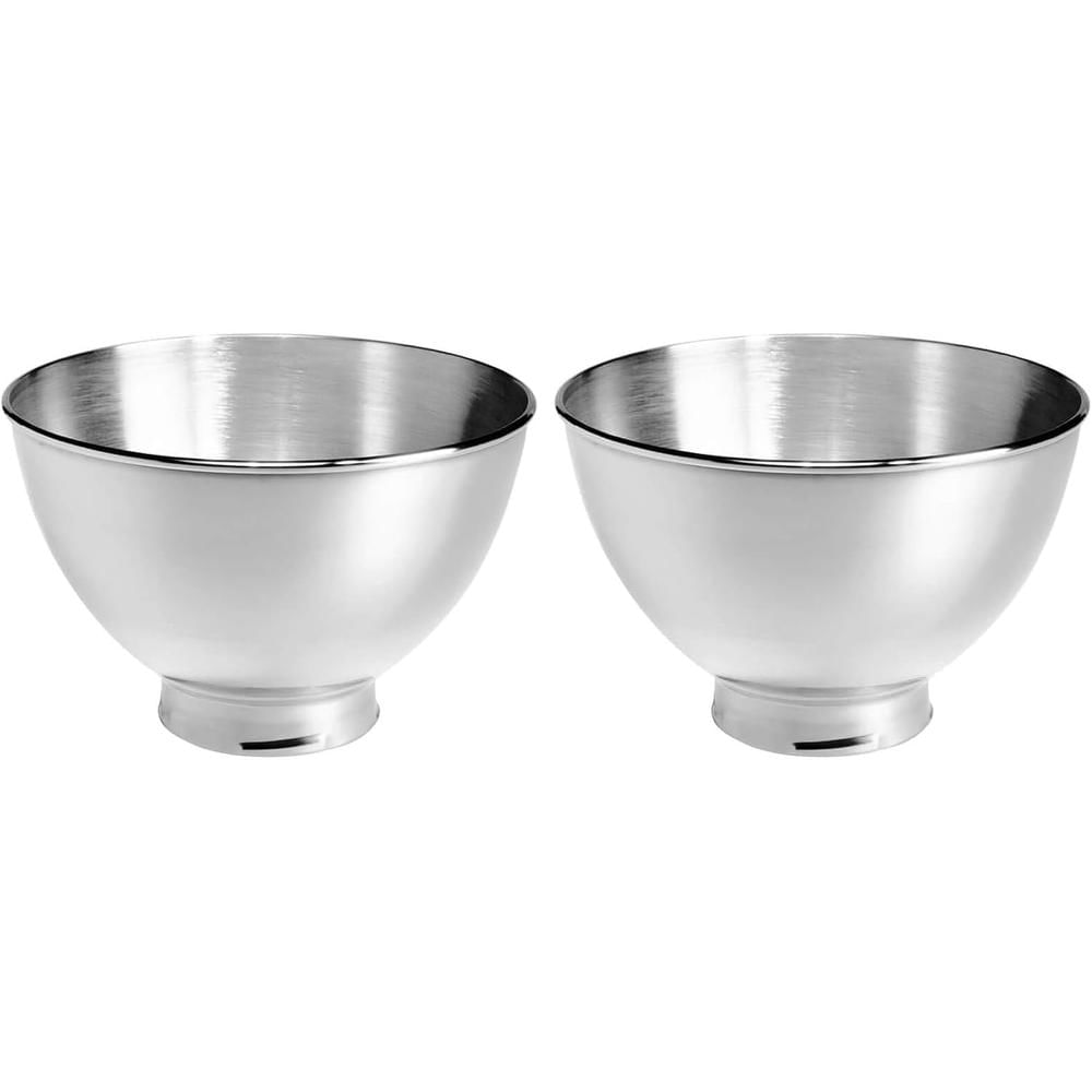 KitchenAid KB3SS, recipiente acero inoxidable 3 qt cabezal inclinable (pack x2)