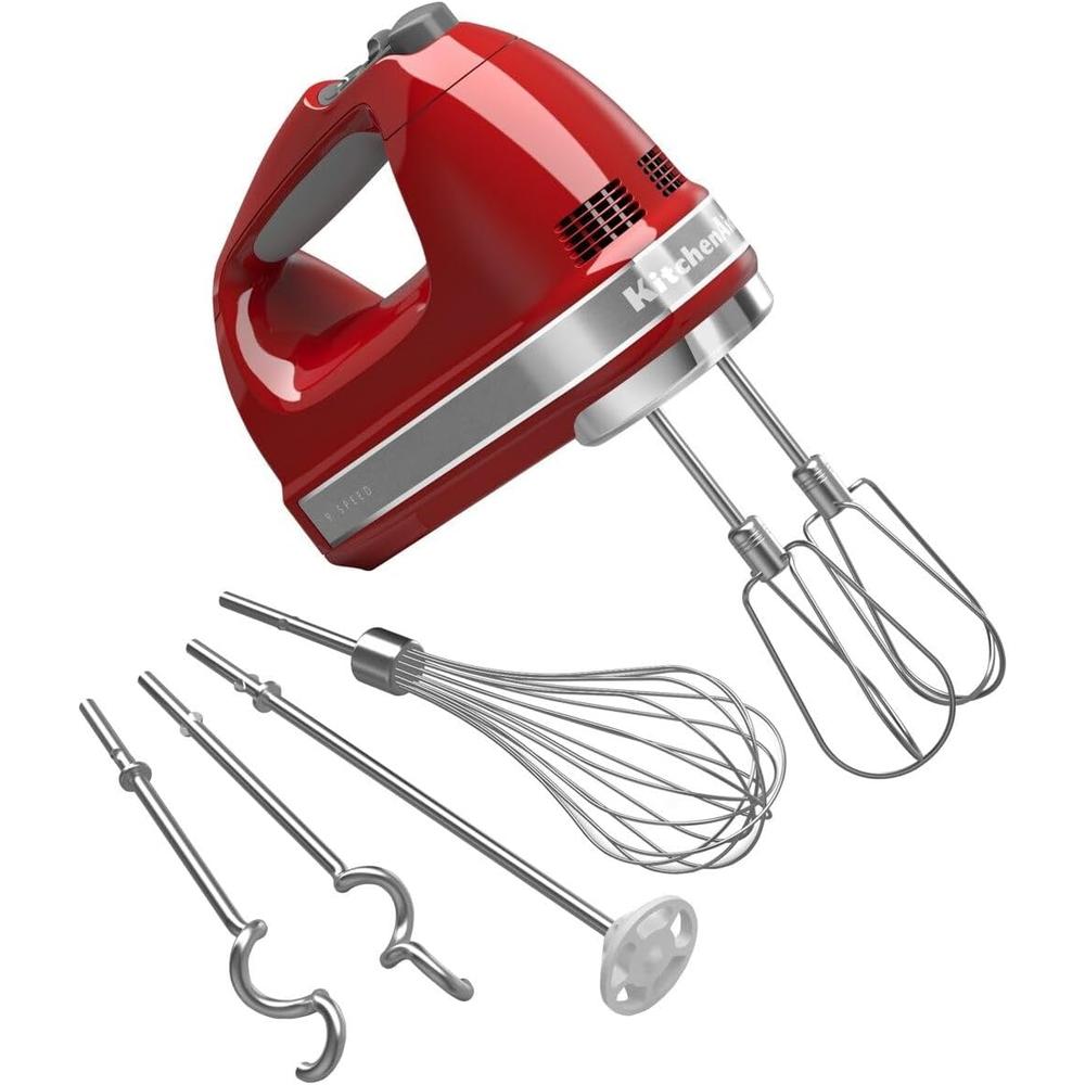 KitchenAid KHM926ER, batidora de mano 9 velocidades | Rojo imperio