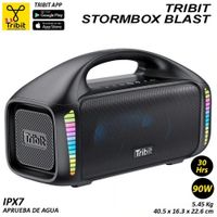 Parlante Bluetooth Tribit StormBox Blast 90W Negro