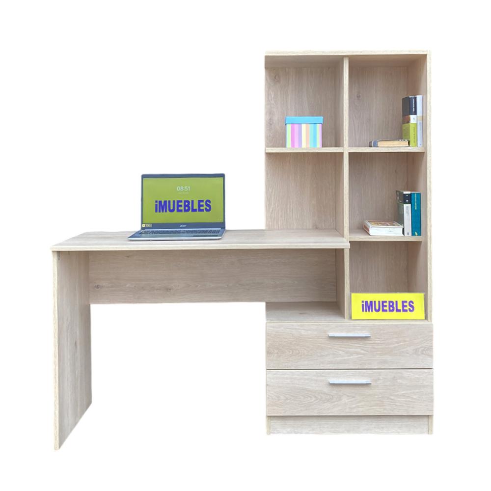 Escritorio con Estante Color Damasco