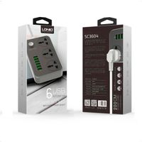 Regleta Ldnio Sc3604 Carga Rápida 6 Puertos Usb Carga Rapida