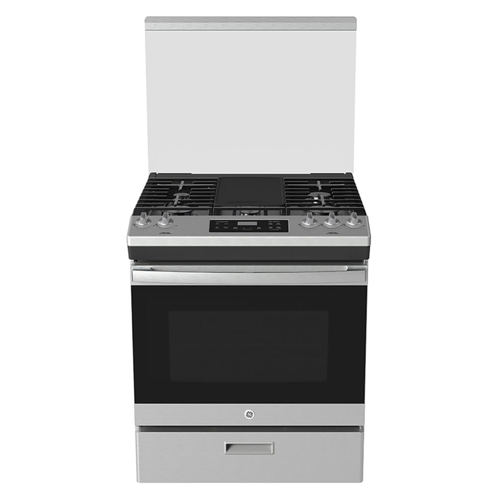 Cocina General Electric EG7686SSC0 a Gas de Pie 30 Acero Inoxidable