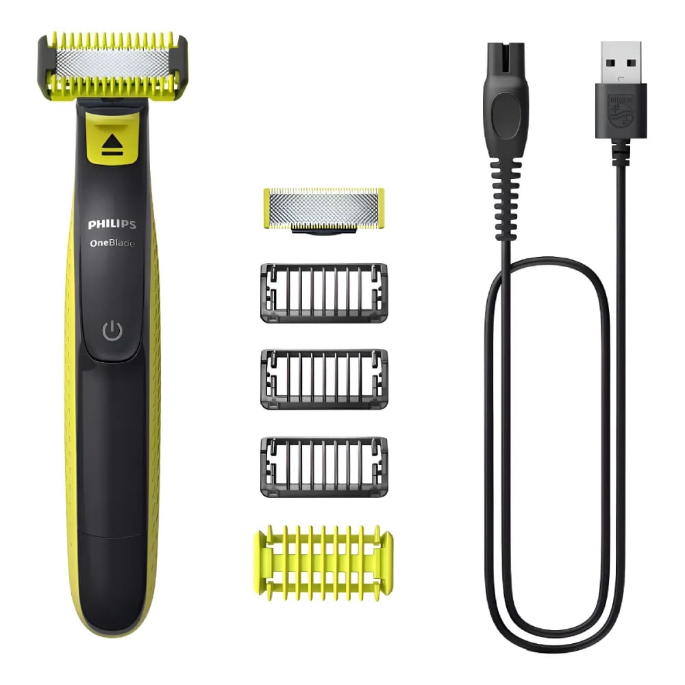 Afeitadora Oneblade Face And Body QP2824 Philips Amarillo