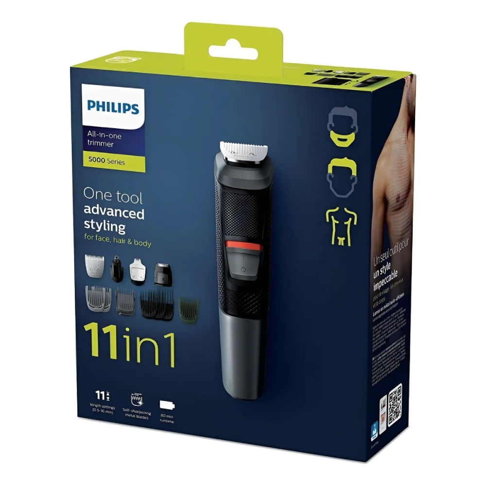 Recortador 11 En 1 Rostro Cuerpo y Cabello Philips MG5730