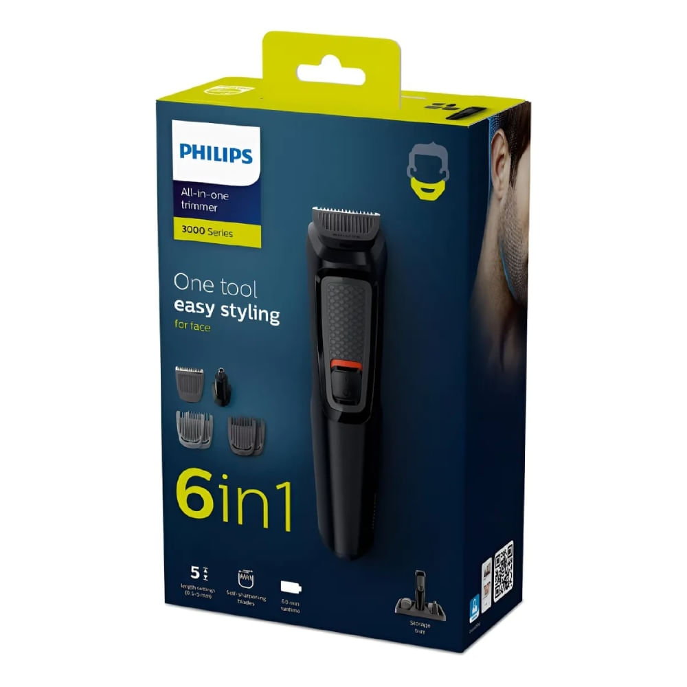 Recortador Philips MG3711 6 En 1 Barba Máquina Afeitadora