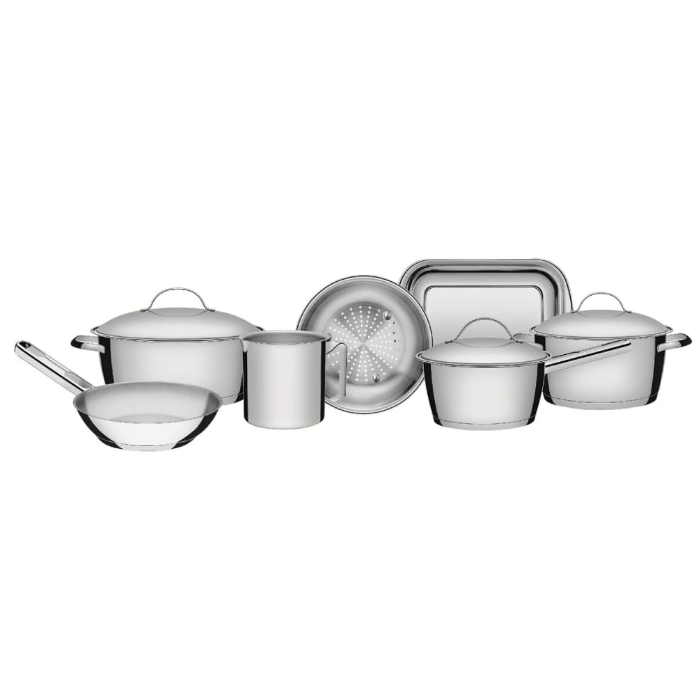 Juego Bateria De Cocina X7 Pz Allegra Tramontina