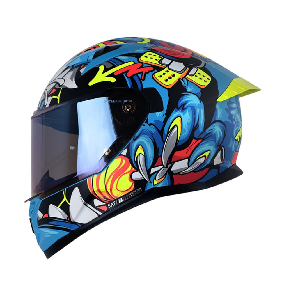 CASCO  SHAFT 522SP TIGUERAZO AZUL L