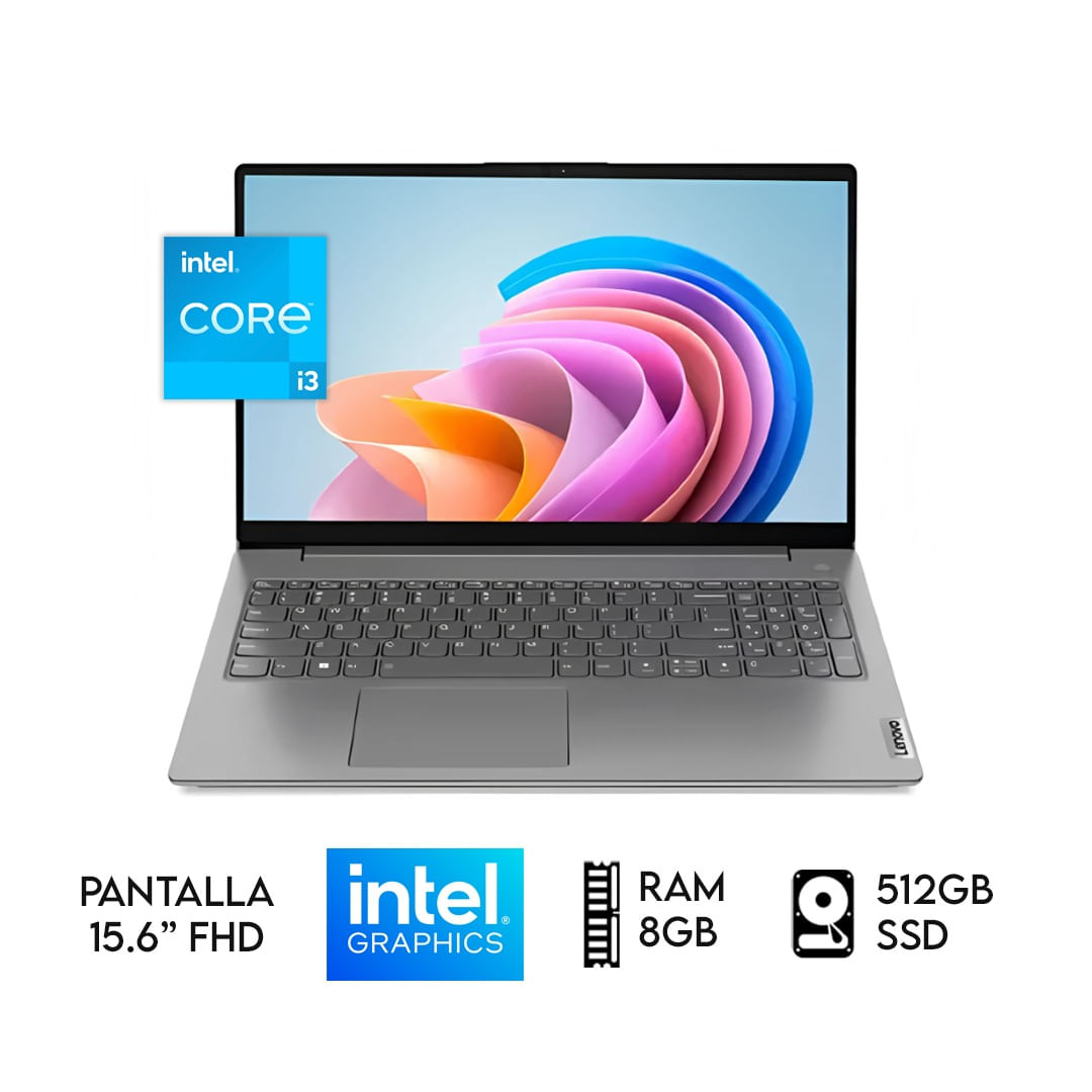 Laptop Lenovo V15 G4  Core I3-1315u   Ram 8gb  Ddr4   SSSD 512GB  Gris