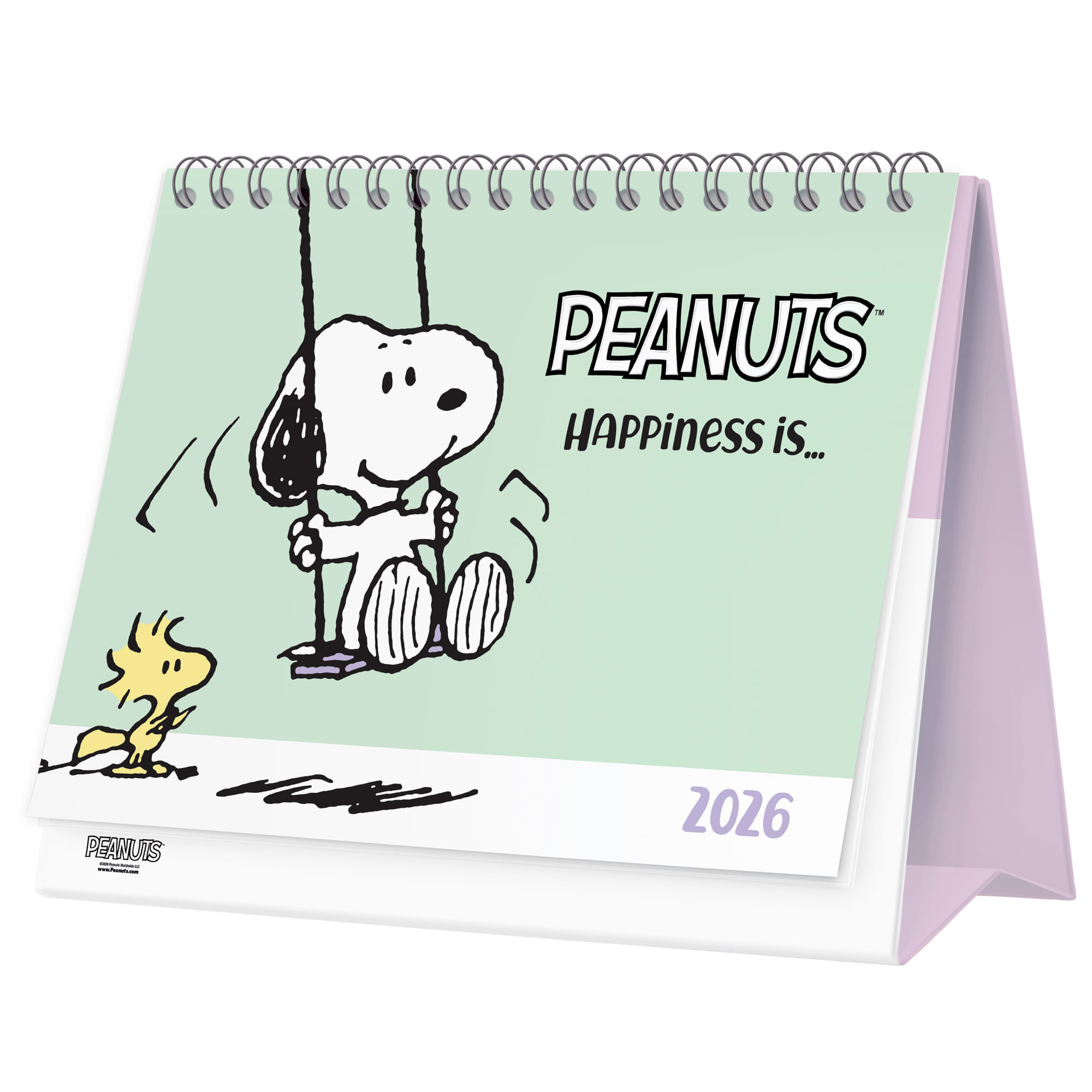 Calendario 2026 escritorio Snoopy DGNOTTAS