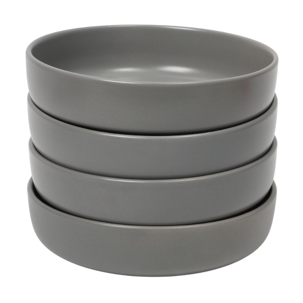 Set de 4 Bowl Gris 19cm Orange