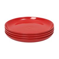 Set de 4 Platos Cerámicos Orange Modelo BGC07123 26.5cm Gris