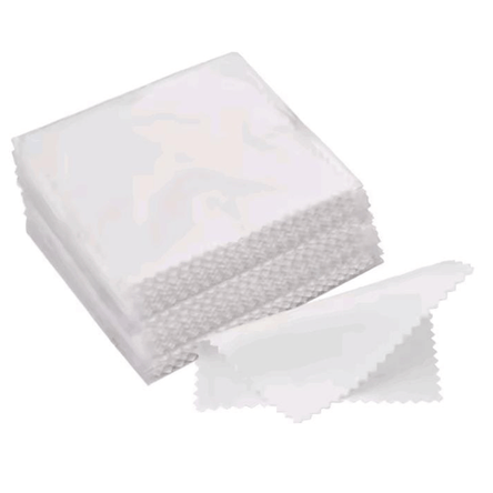 Paños de Franela Premium para Limpieza de Joyas x 50 Uds Blanco Paños de Franela Premium para Limpieza de Joyas x 50 Uds Blanco