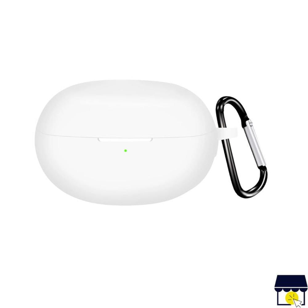 Case funda de silicona para Realme Buds Air 6 Pro - Blanco