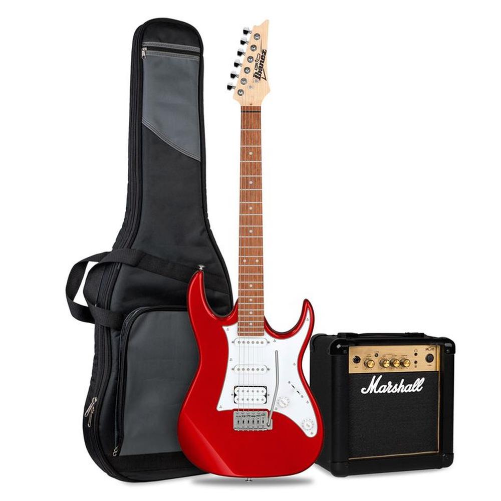 Guitarra Eléctrica Ibanez GRX40-CA con Amplificador Marshall MG10 Guitarra Eléctrica Ibanez GRX40-CA con Amplificador Marshall MG10