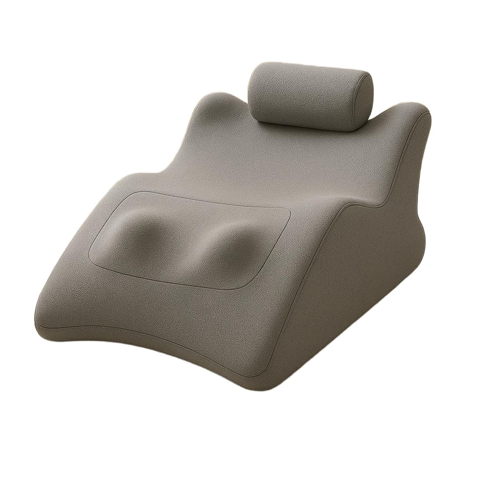 Cojín Anti-Stress Ergonómico Masajeador y Terapia de Calor Gris
