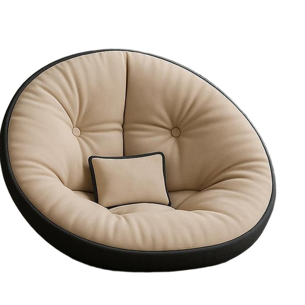 Futón Tipo Gota Estilo Japones Gris