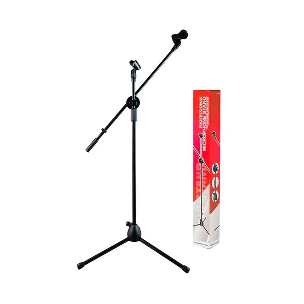Parante Soporte para micrófono doble con boom Parante Soporte para micrófono doble con boom