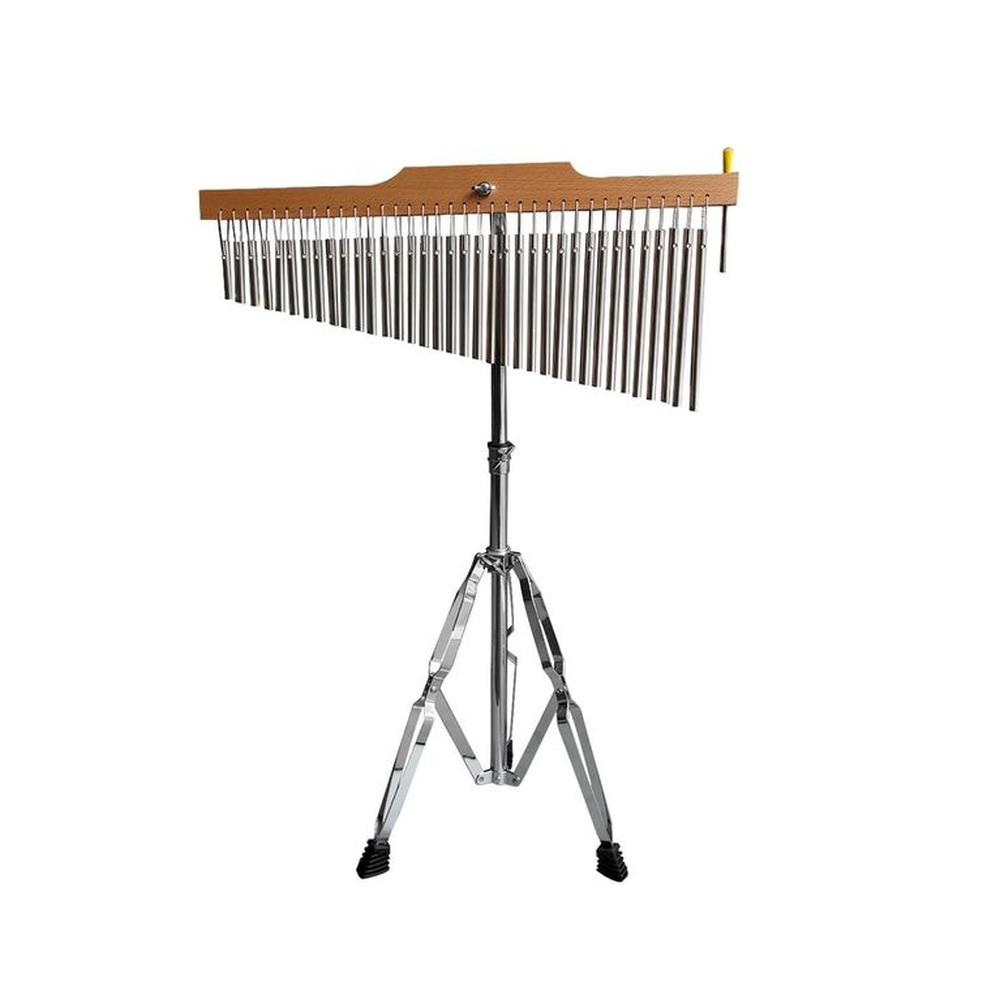 Cortina Musical de 36 Hileras Color Plateado