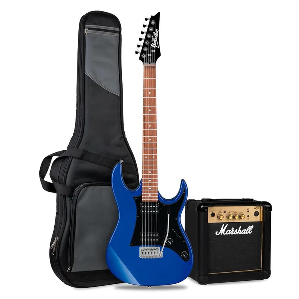 Guitarra Eléctrica Ibanez GRX20-JB con Amplificador Marshall MG10 Guitarra Eléctrica Ibanez GRX20-JB con Amplificador Marshall MG10
