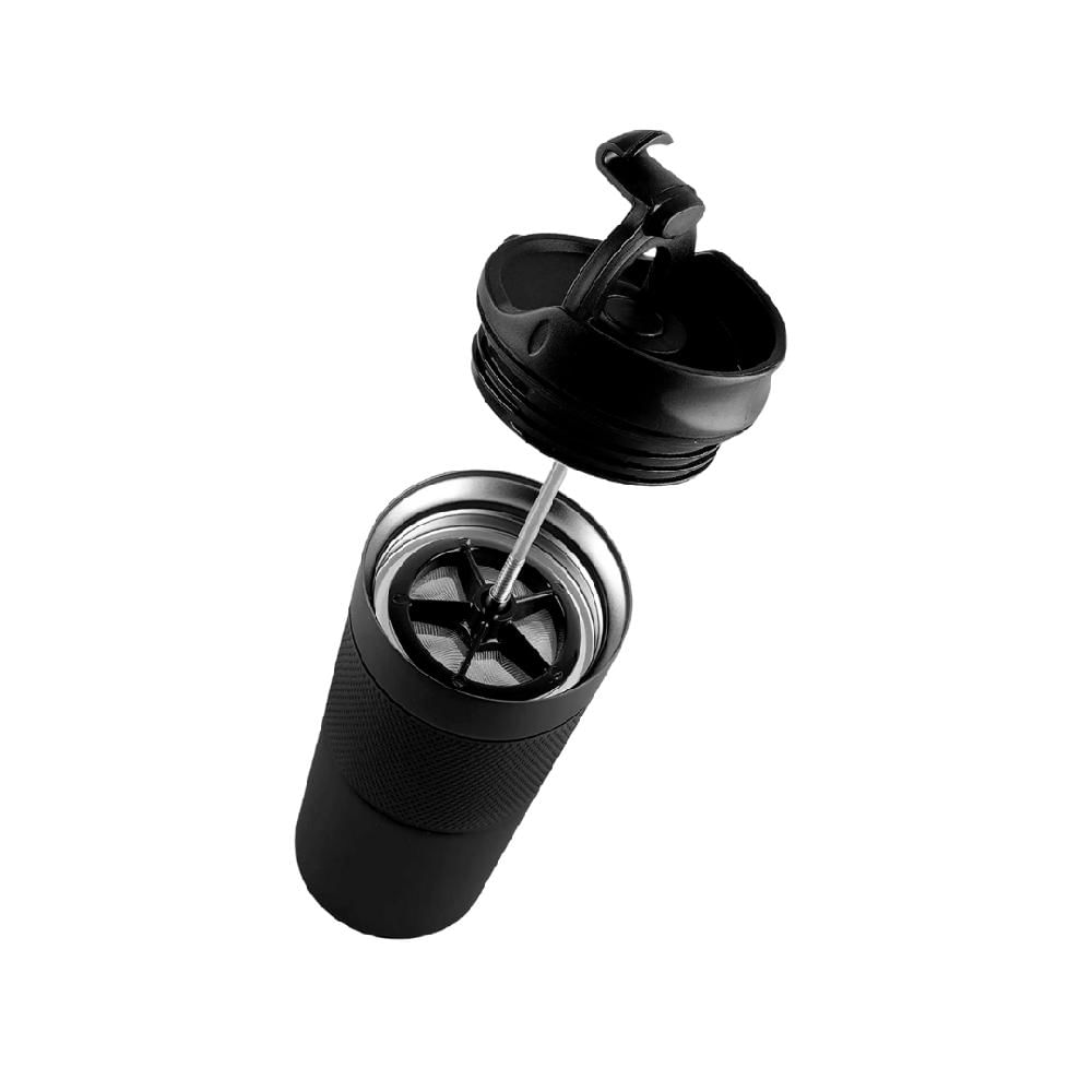 Tomadoto con Prensa francesa de acero Black X 500 ml Wallace