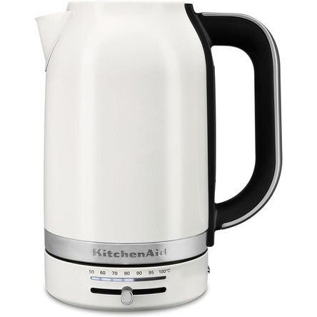 KitchenAid, hervidor eléctrico 1.7 L con control de temperatura | Blanco