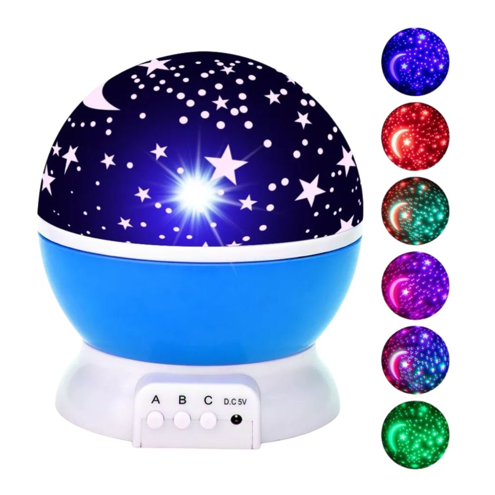 Lámpara Proyector de Estrellas Giratorio Celeste