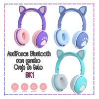 Audífonos bluetooth inalámbricos de gato-BK02