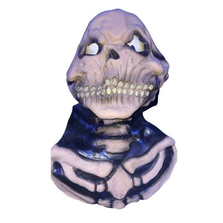 Máscara de Látex Calavera con Cuello Halloween Máscara de Látex Calavera con Cuello Halloween