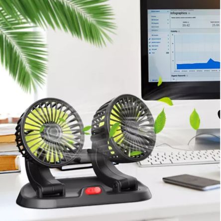 VENTILADOR DOBLE PARA CARRO VENTILADOR DOBLE PARA CARRO