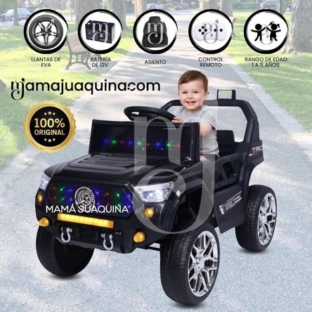 Carro a Batería para Niños KILLS-B Luces Led Black