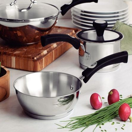 Sartén Acero Inoxidable fondo triple 24 cm Tramontina acero Sartén Acero Inoxidable fondo triple 24 cm Tramontina acero