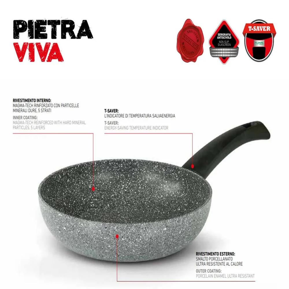 Sarten ITALIANA Pietra Viva 30cm Honda Original